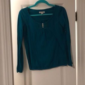 Turquoise top